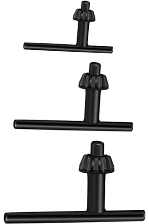 3-teiliges Bohrfutter-Schlüssel-Set, robuster Bohrschlüssel, Präzisions-Bohrschlüssel, einfacher Griff, Schraubenschlüssel-Set für effiziente Werkzeugnutzung