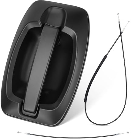 Fit4drive 735426421 Sliding Door Handle Exterior Door Handle with Cable Replacement for Fiat Ducato Peugeot Boxer Citroen Jumper Relay 2006-2023 Car Sliding Door Handle Assembly