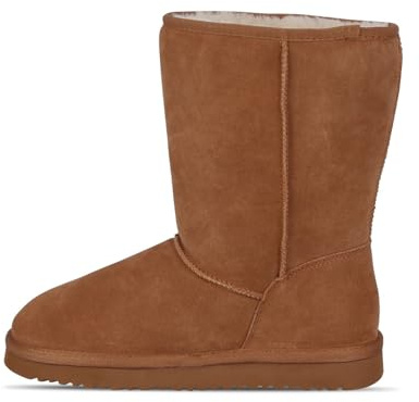 Jack Wills Womens High Snug Boots Tan 5