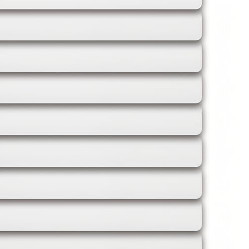 No Drill Cordless Aluminium Venetian Blinds, Custom Light Filtering Mini Blind, Privacy Window Blinds For Windows, Living Room, Bedroom, Kitchen, Office, And Interior Doors(White)
