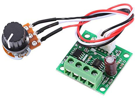 DC PWM Controller, Fydun Niederspannung DC 1,8 V bis 15 V 2A Mini Motor Drehzahlregler Steuer Modul Ohne Potentiometer Switch