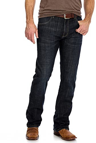 Wrangler Herren Retro Slim Fit Boot Cut Jeans, DAX, 31W / 30L
