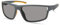 Timberland TBA9271 Herren Sonnenbrille, Casual Sonnenbrille in Leichtem Design, Rechteckige Linsenform, Rauchgrau polarisierte Gläser, Grau