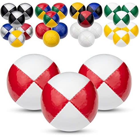 Juggle Dream Set di 3 Palline da Giocoleria Professionali, con Video di Apprendimento Online, Perfette per Principianti ed Esperti