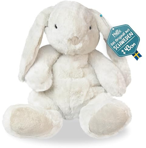 Mollis Kuscheltier - Kuschelhase - 43 cm - Plüschtier-Hase - Kinder-Kuscheltier - weiches Stofftier für Kinder und Babys