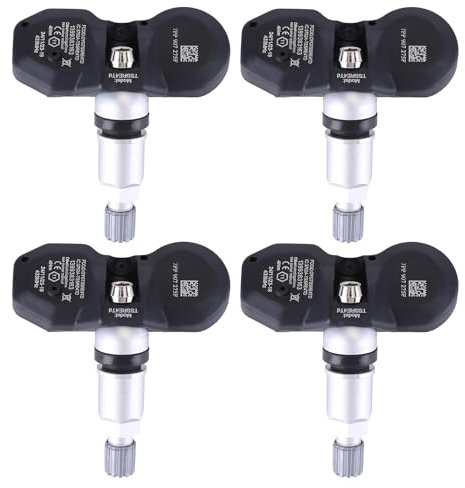 4 sensori di pressione pneumatici, sistema di controllo della pressione dei pneumatici, sensore TPMS compatibile con Porsche 991 997 A6 A8 Q7 R8 7PP907275F