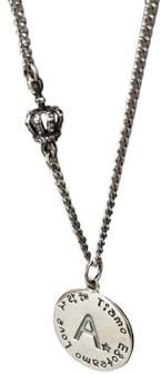 Silverhalsband för damer, Namnhalsband anpassat for kvinnor, S925 Sterling Silver Initialbokstav Trendig Choker Delikat Halsband Kedja Presentsmycken for hennes tjejer Par