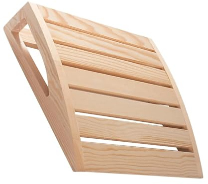 NihaoWXM Reposacabezas De Madera para Sauna Almohada for reposacabezas de Sauna, Almohada Relajante for el Cuello Hecha a Mano, Suministros for baños Vapor, relajación Profunda