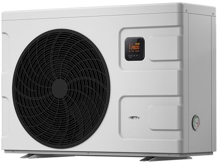 ALSAVO INVERBOOST Elite Pompa di Calore per Piscina Inverter 12,5 kW, per Piscine Fuori Terra Fino A 60 m³, Cop 16, Funzionamento Silenzioso, WiFi E Controllo Vocale