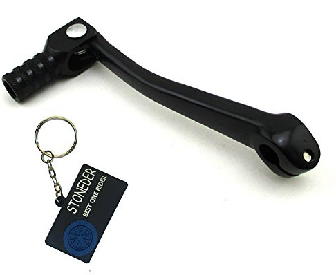 Stoneder - Leva del cambio pieghevole in alluminio nero per moto da cross, dirt bike e pit bike da 50 cc, 70 cc, 90 cc, 110 cc, 125 cc, 140 cc, 150 cc, 160 cc