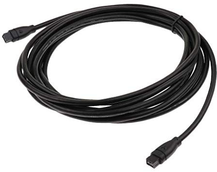 MagiDeal Câble de Cordon D’Adaptateur USB Mâle vers FireWire IEEE 1394. 9 Broches Mâles iLink - Noir 5 m
