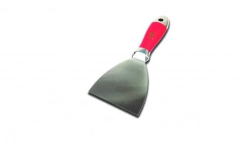 NELA Ganzmetall-Malerspachtel Edelstahl rostfrei 75 mm (3) Handspachtel Gipserspachtel Stuckateurspachtel