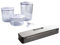 Maxxo Professionelle Vakuumiergerät VM Compact folienschweißgerät für Sous Vide edelstahl Haus- Vakuumierer + Vakuumbeutel/Vakuumbehälter Set Vakuumierdosen für Vakuumieren