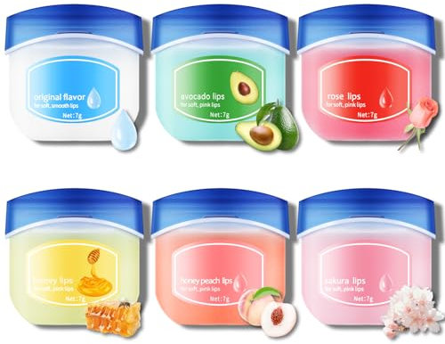 KYDA Hydrating Lip Balm Set, Feuchtigkeitsspendende Lippenmaske, Lip Treatment, Lip Sleeping Mask, Nährende Lippenpflege zur Aufhellung von Lippenfältchen-Set A