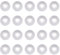 20Pcs Durable Plastic Radiator Pipe Collars Strong Radiator Pipe White Cover Flexible Pipe Collars Decoration Cover Useful Plastic Pipe Covers