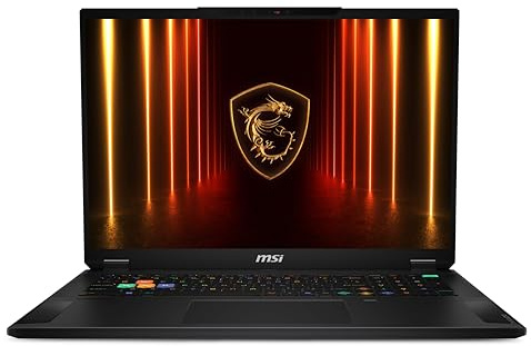 MSI Stealth 18 HX AI 18” 120Hz UHD+ Gaming Laptop: Intel Ultra 9-275HX, NVIDIA Geforce RTX 5090, 64GB DDR5, 2TB NVMe SSD, Wi-Fi 7, Win 11 Pro: Black A2XWJG-035US