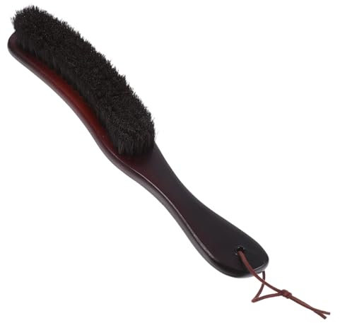 CIYODO Staubpinsel Aus Rosshaar Spülbürste Aus Holz Autoreinigungsbürste Haushaltsreinigungswerkzeuge Reinigungsbürste Für Kleidung Staubbürste Aus Holz Pulloverbürste Black Hölzern