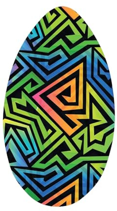 Zxpjkyu Planche de Skimboard en Bois de 35 Pouces, Planche de Plage avec Fournitures Brillantes, Planche de Surf pour Les, Les Débutants et Les Sports, Vert