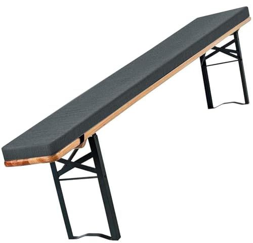 Genérico Cojín para Banco de Exterior (140 cm/100 cm/120 cm/150 cm/220 x 40 cm) para Muebles de jardín de Interior Antideslizante para Patio Cocina sofá Banco Comedor Columpio Ventana (Gris Oscuro 15
