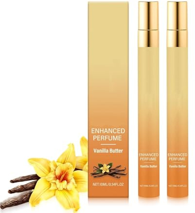 Vanille Parfüm Damen, Vanilla Perfume für Sie, Intensiv, Eau de Parfum für Frauen, Pflegende Formel, Langanhaltend und Verführerisch Feminin, Parfümspray für Alltag and Reisen (2PC)
