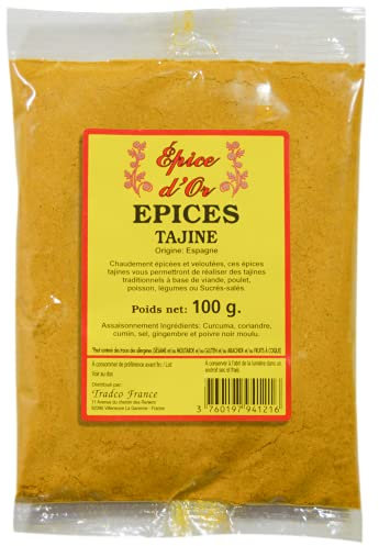 Epice Tajine 100g - Mélange Authentique pour Tajine, Plats Orientaux – 100% Naturel, Sans Additifs