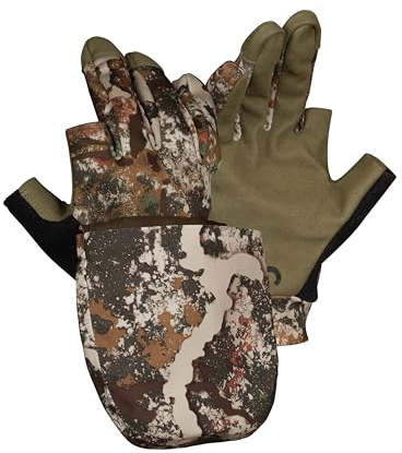 First Lite Trigger Flip Mitt - Waterproof Windproof Camo Hunting Gloves - First Lite Specter - Large