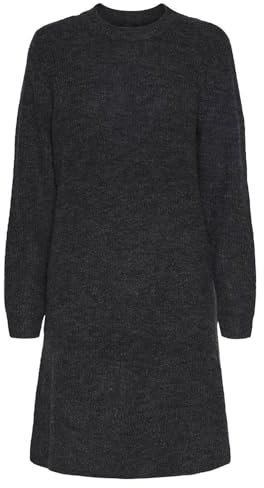 PIECES Pcellen Ls O-Neck Knit Dress Noos Bc