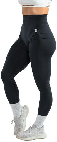 Gymreapers Infinity Seamless Workout Leggings for Women High Waist Seamless Leggings for Exercise Running Active Yoga Pants (Graphite L)