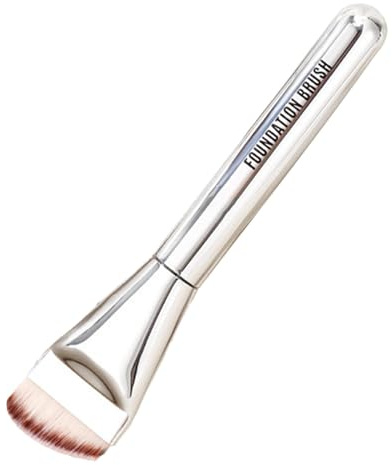 Platt foundationborste – högdensitets foundation applikator flytande foundationborste – mångsidig platt concealerborste ansikte sminkborstar för foundation concealer lotion
