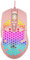 Lurrose Souris Creuse Luminescente pour Jeu Souris d'Ordinateur Filaire Ergonomique Matériau Solide 4 Dpi Accessoire pour Pc et Portable Gamers Couleur Translucide