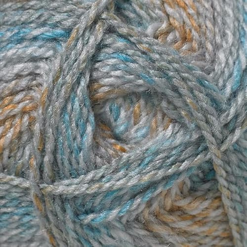 James C Brett Marble DK Double Knitting Yarn - 100g Ball - Acrylic Wool for Knitting & Crochet (Multi Beach Days)