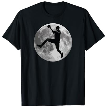 Hand Handball Joueur Handballeur France Enfant garçon Lune T-Shirt