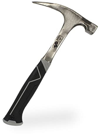 Marteau de Charpentier 2K Spezialhandgriff Type Forgé Latte Tout Acier Vpa GS Couvreur Professionnel Maçon