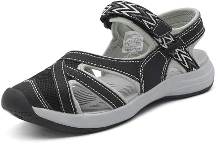 DREAM PAIRS Sandales de Sport pour Femmes Confortable et Légères Sandale de randonnée d'été Décontractées QDL19001L