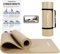 MSPORTS Gymnastikmatte Premium inkl. Tragegurt + Übungsposter + Workout App I Hautfreundliche Fitnessmatte 190 x 60 x 1,5 cm - Beige-Caramel - Phthalatfreie Yogamatte