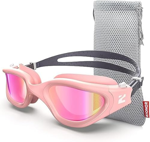 ZIONOR Gafas de natación G1 SE antivaho para adultos, hombres y mujeres