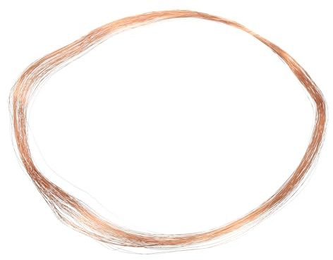PATIKIL 33 Feet Solid Bare Copper Wire, 38 Gauge 99.9% Pure Copper Wire 0.1mm Soft Beading Wire Metal Plant Stem Ties for Jewelry Craft (10m)