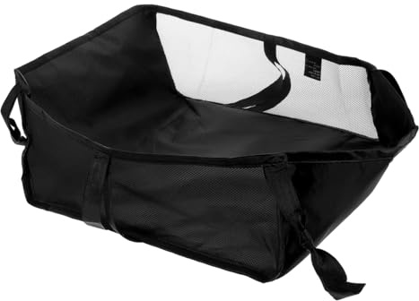 Toyvian Universal Stroller Storage Basket Mesh Organizer Under Pram Pushchair Hanging Bag Bottom Frame Easy Install Lightweight Cargo Holder