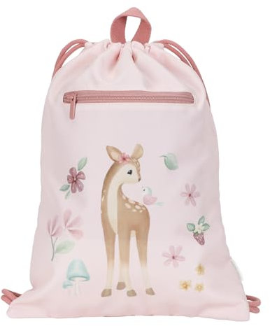 Little Dutch 4914 Kinderturnbeutel - Fairy Garden rosa (38x29 cm)