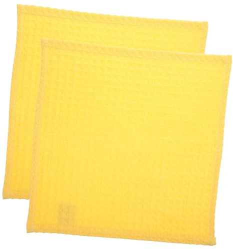 CANIGHT Quadratisches Baumwollhandtuch Waffelmuster Waschlappen Wasserabsorbierende Tücher Hand Und Gesichtsreinigungstücher