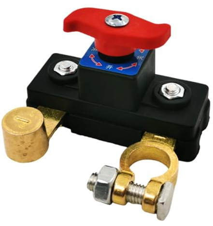 Interrupteur De Coupure De Batterie De Voiture | Dispositif Rapide 12V 24V pour Batterie Auto | Transmission Stable, Haute Conductivité, Pour Voiture, Camion, Bateau, Camping-Car