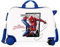 Marvel Spiderman Action Kinder-Koffer Blau 50x38x20 cms Hartschalen ABS Kombinationsschloss 34L 2,3Kgs 4 Räder Handgepäck