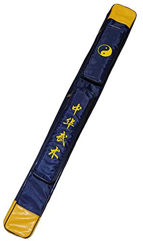 Bokken Carry Bag Canvas with Pockets PU Single & Double Layer of Sword Bag