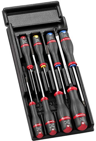 Facom MOD.AT7 Modules de 8 TOURNEVIS PROTWIST en plateau thermoformé - 1000g