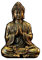 Statue Bouddha Or Méditation – Statuette Décoration Zen et Feng Shui – Apporte de la Spiritualité à Votre Intérieur et Une Ambiance Relaxante – Statue Porte-Bonheur – Hauteur: 12cm – Zen’Light