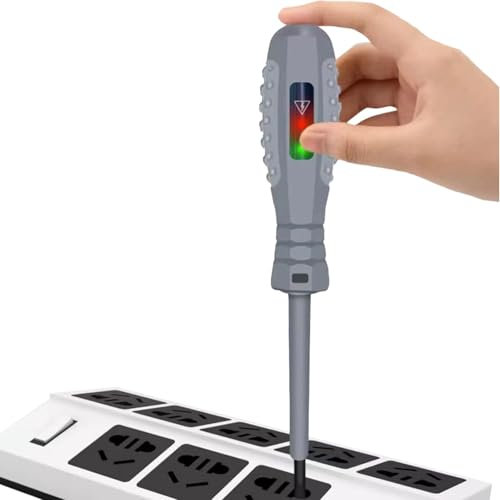Penna per tester di circuito elettrico, rilevatore di elettricità per cacciavite | Penna rilevatore di tensione a induzione | Rilevatore di tensione 24 V-250 V, cacciavite per tester magnetico, di ind