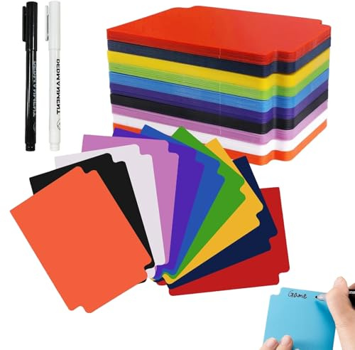 Separadores de Tarjetas, 100 Piezas Separadores de Tarjetas Esmeriladas, 95 x 70 mm Separadores Tarjetas, Tarjeta De Pp Separador, para Usar en Varios Juegos, como Béisbol