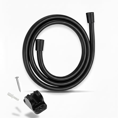 Flessibile Doccia 150 cm Universale in PVC – Tubo Doccia Antipiega con Giunti Rinforzati e Kit Accessori – Installazione Facile e Compatibile con Tutti i Doccini Standard