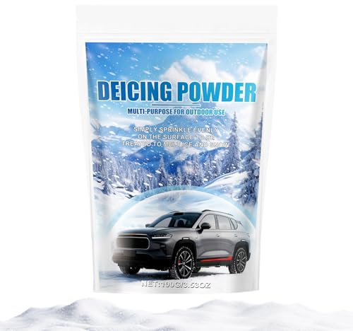 Generisch - Polvo anticongelante para Parabrisas de 100 g, Limpieza electromagnética de Nieve, protección de de vehículo | Práctico Limpiador de limpiaparabrisas para Espejo de Garaje,