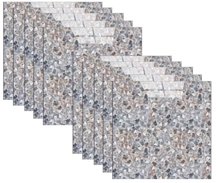 Pannelli autoadesivi 3D in PVC Impermeabile per soffitti, Rivestimento murale Fai-da-Te, per Coprire soffitti danneggiati, Decorazione di pareti Interne (10 Pezzi, 30x30 cm)